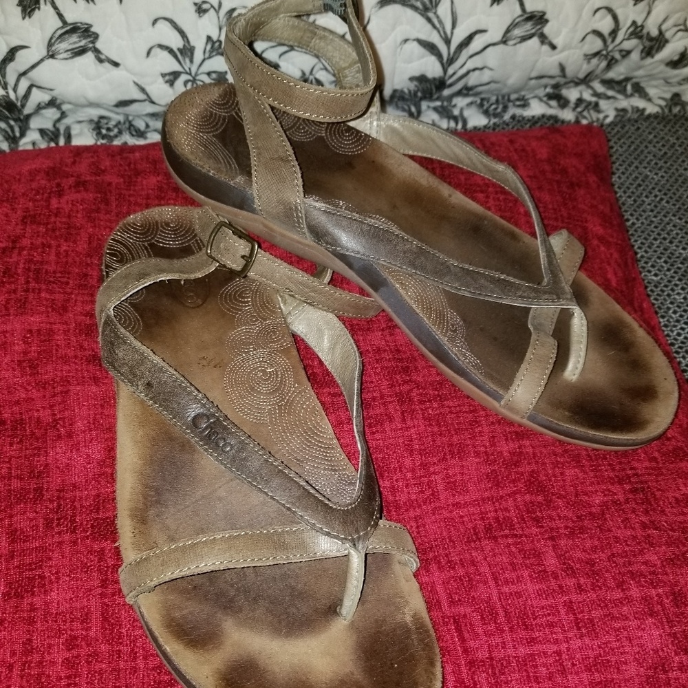 Leather Chacos size 10.